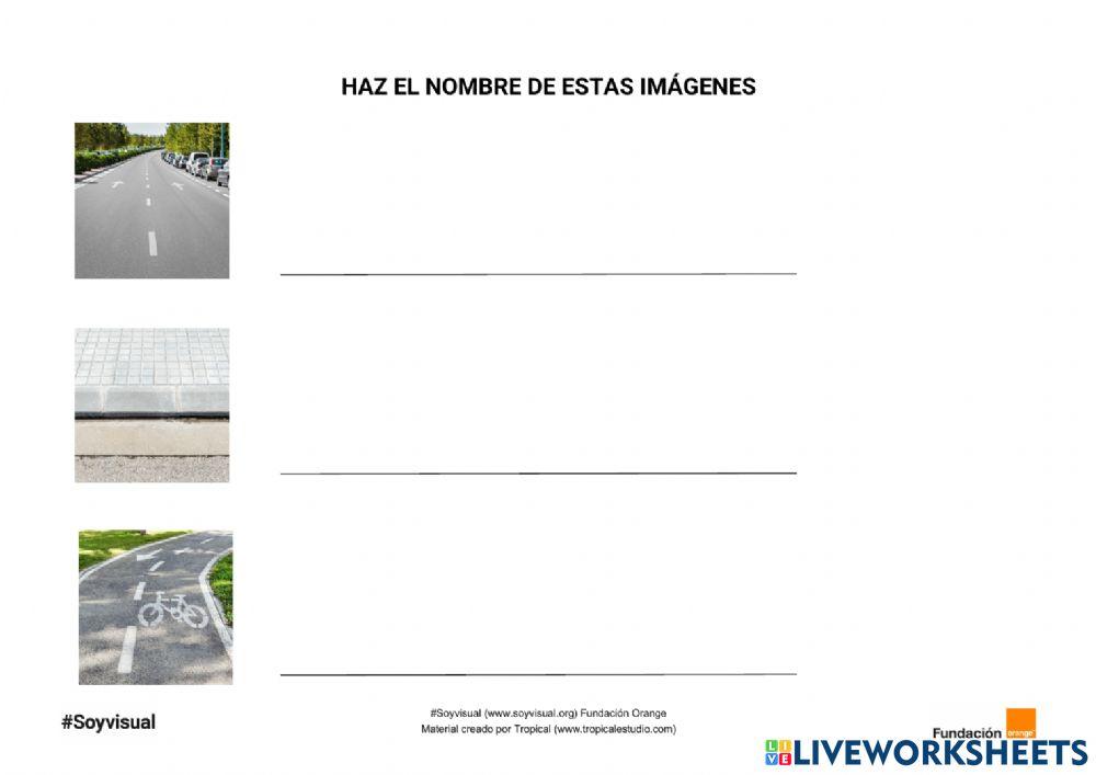 La calle y los medios de transporte Infantil