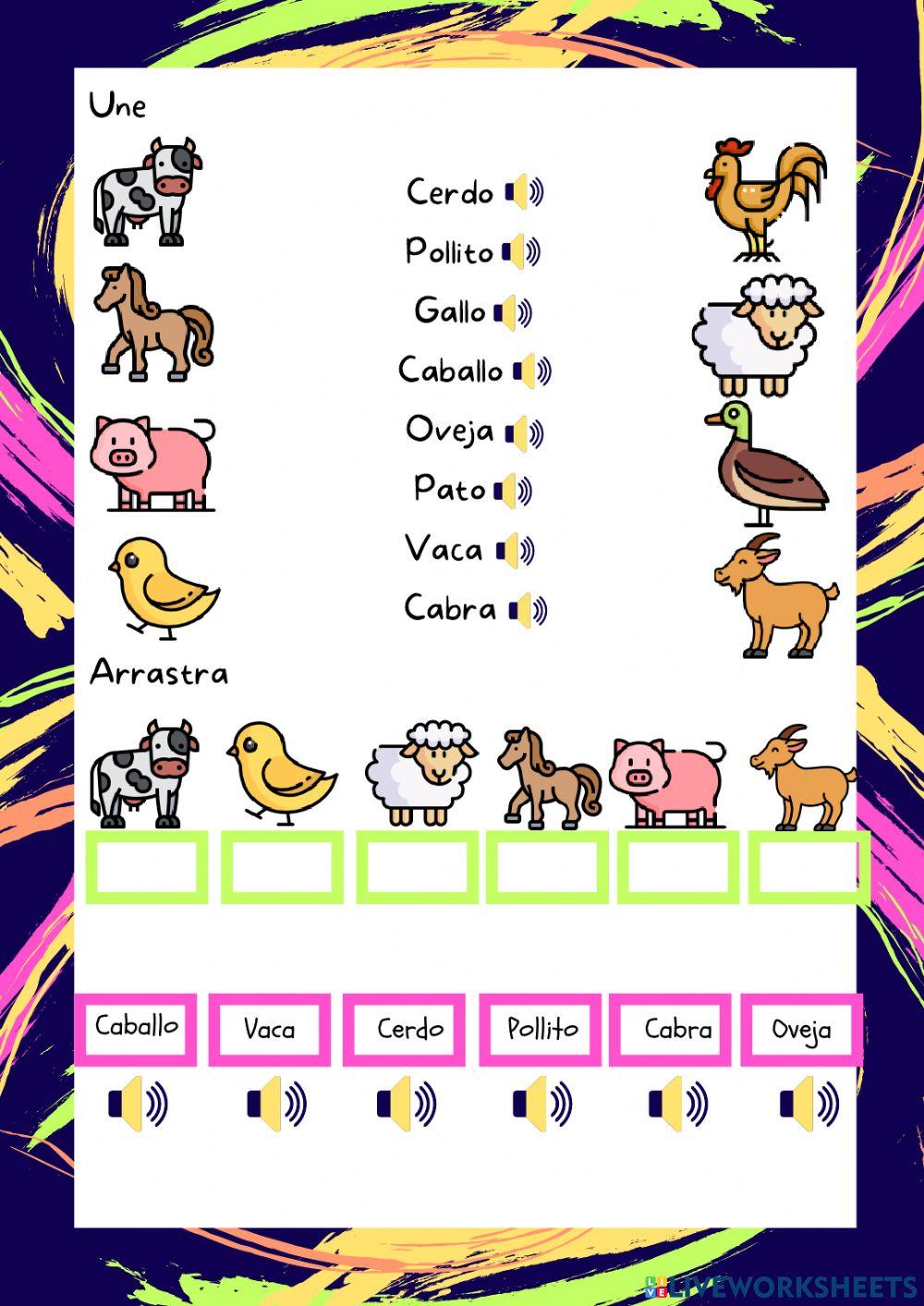 Los animales del campo