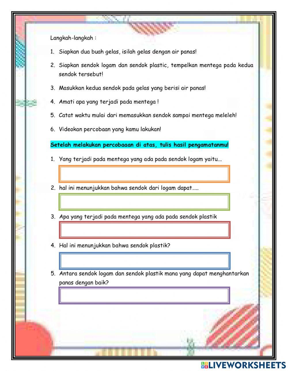 Lkpd perpindahan kalor kelas 7 smp