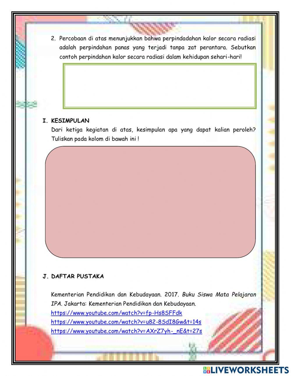 Lkpd perpindahan kalor kelas 7 smp