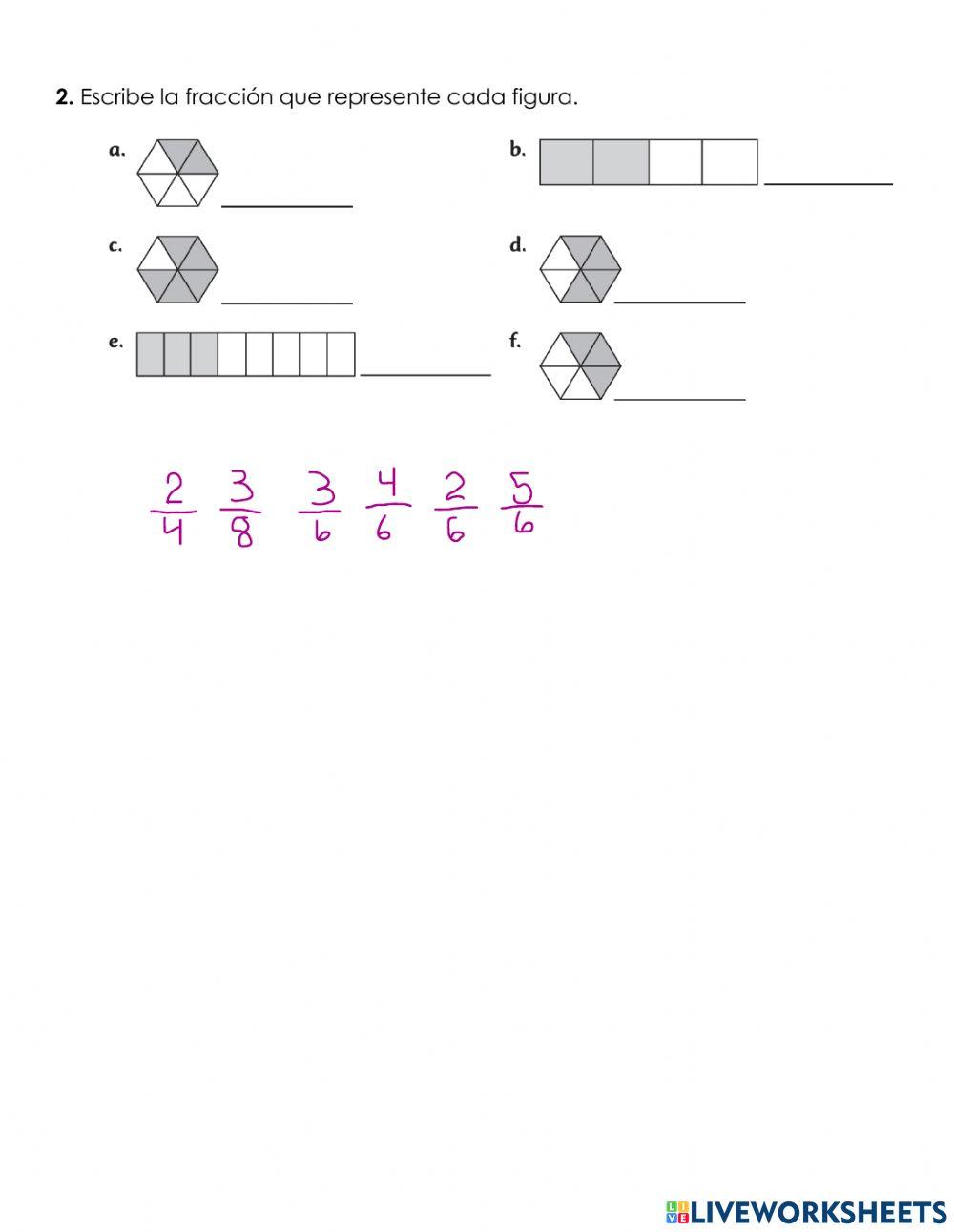 Las Fracciones tercios y sextos