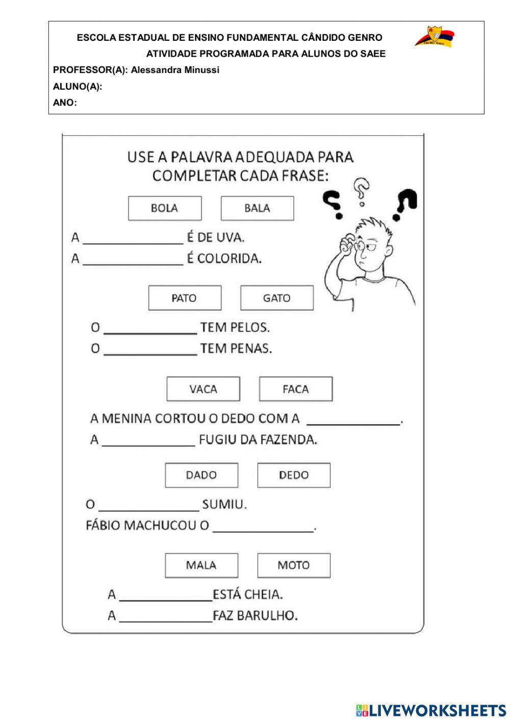 Formação de Palavras