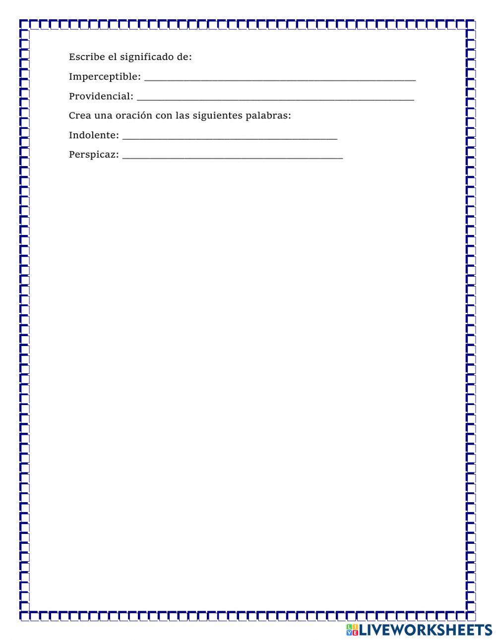 Evaluacion bimestral de raz verbal