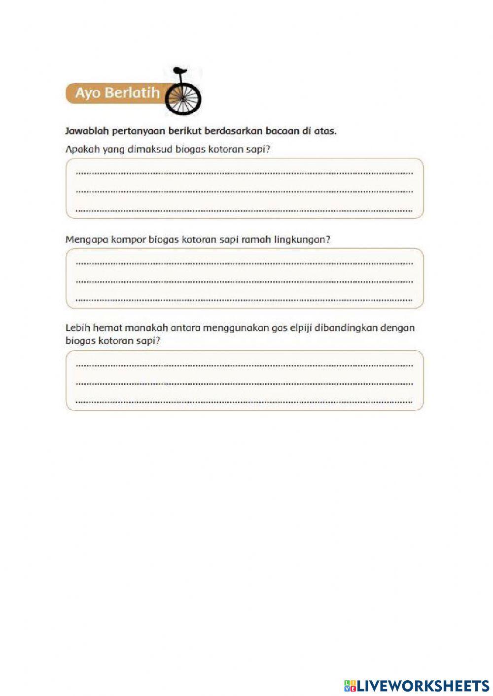 LKPD Tema 9 SubTema 3 Pembelajaran 3 Kelas 4 SD