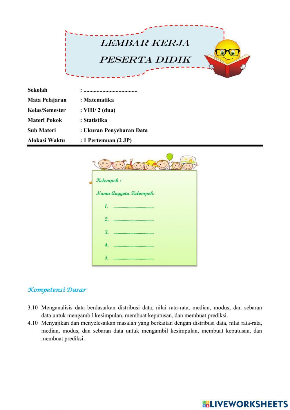 Ukuran Penyebaran Data