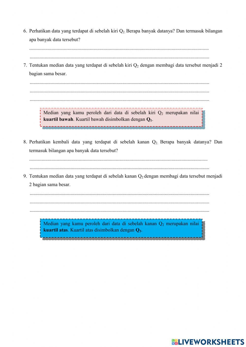 Ukuran Penyebaran Data