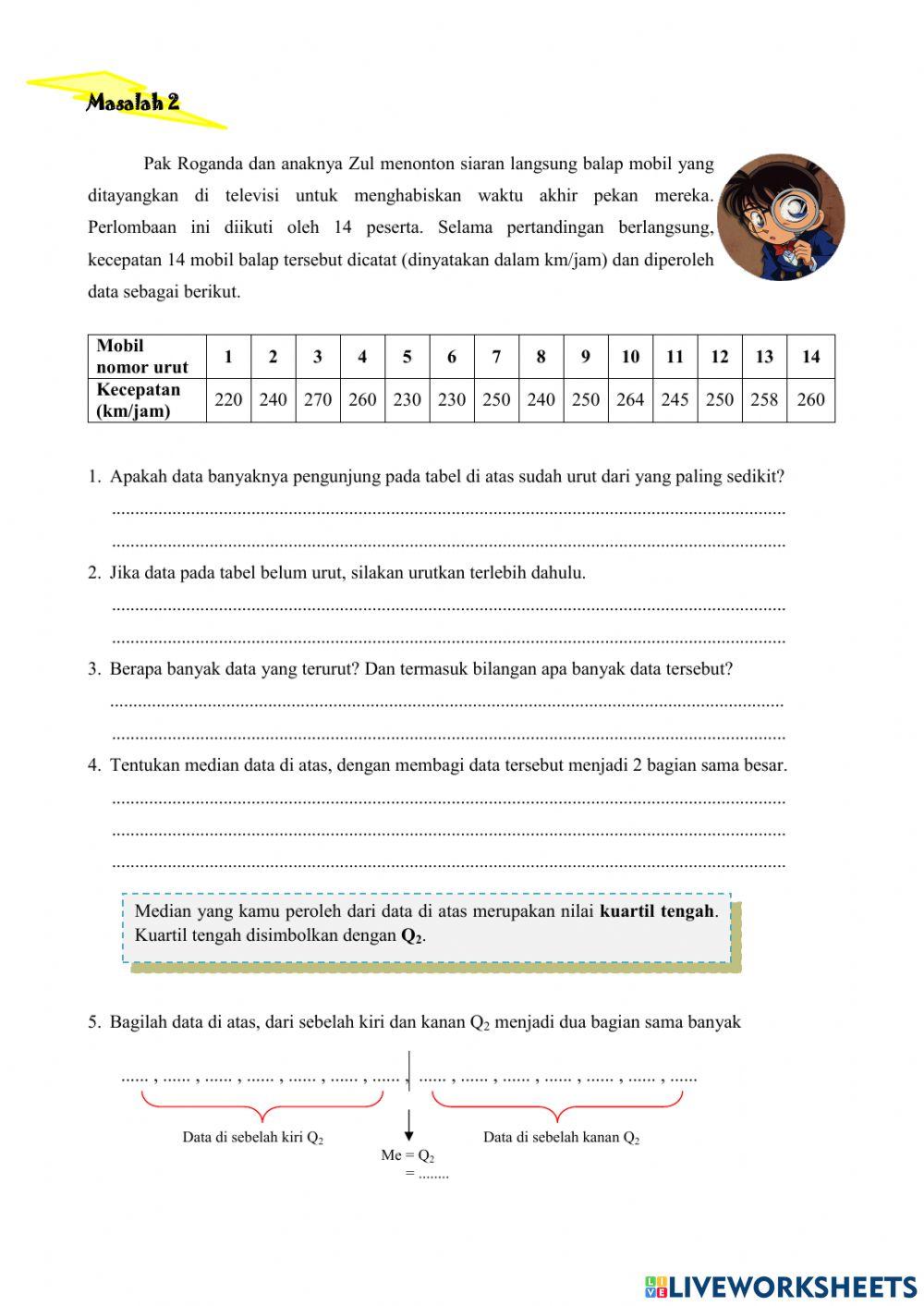 Ukuran Penyebaran Data