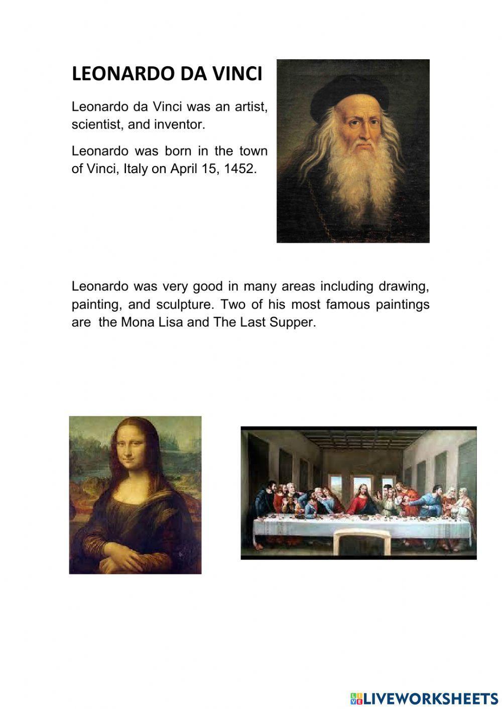 Leonardo da vinci- inventor