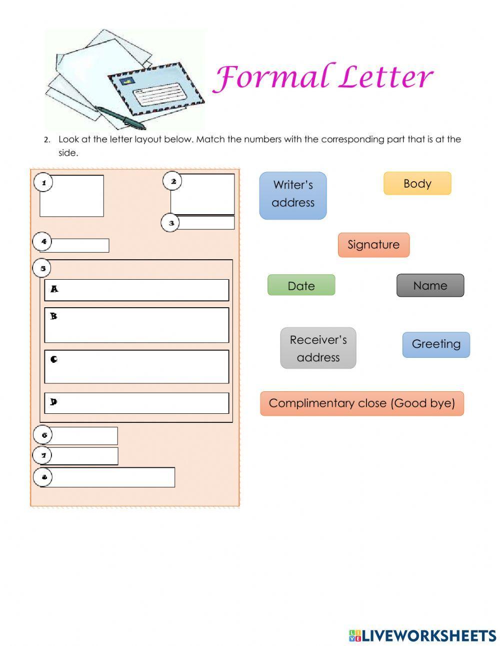 Diary, Formal and Informal Letters