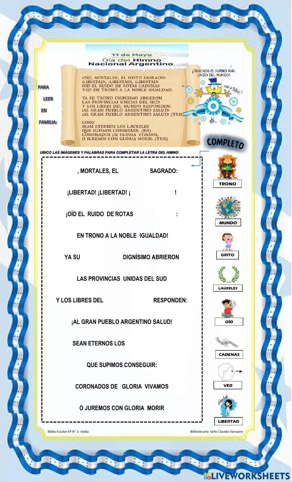 Dia del Himno Nacional Argentino