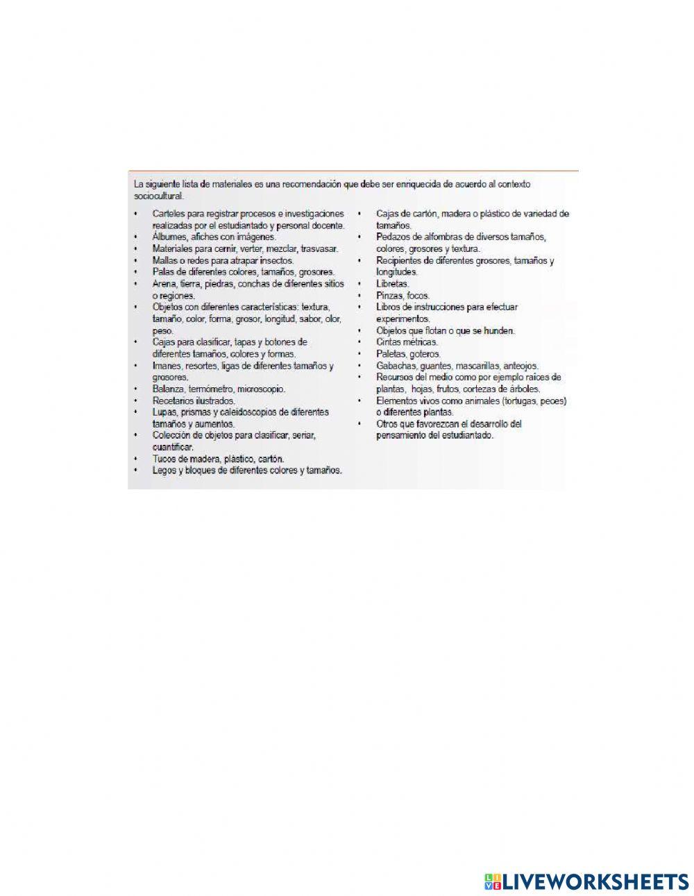 Ambientes de aprendizaje preescolar