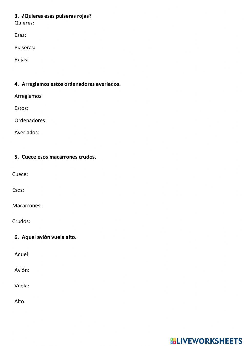 Análisis morfológico