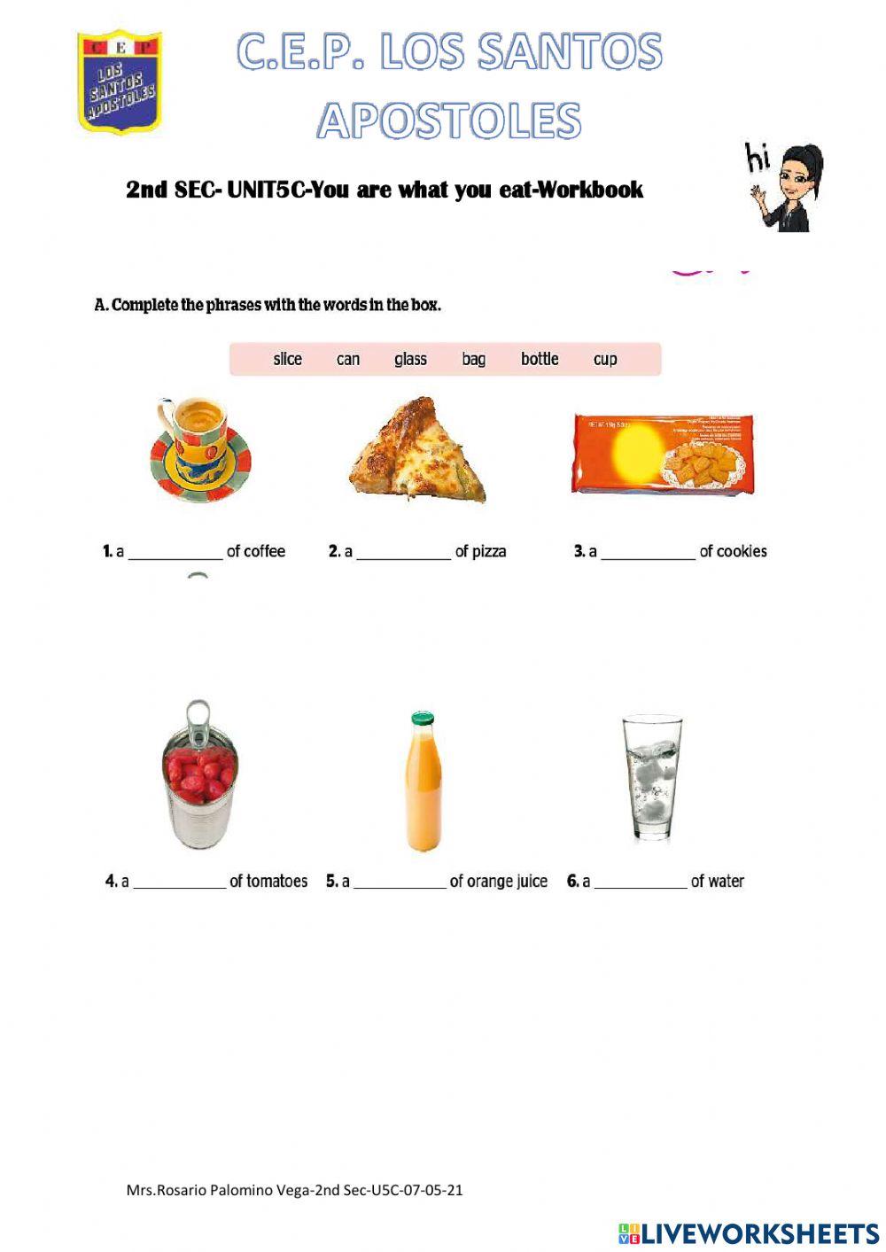 5C-You are what you eat