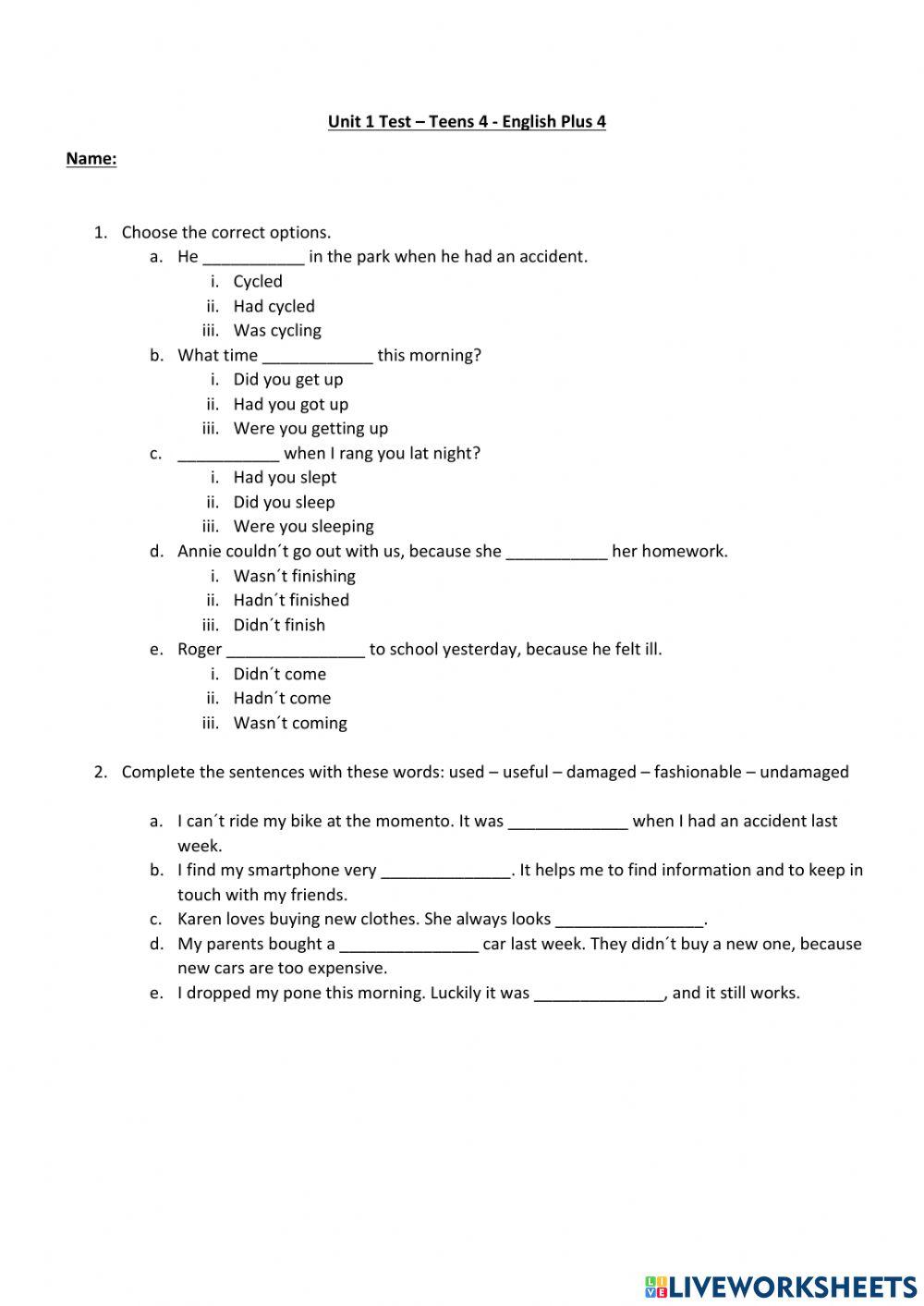 past-tenses-mariainescalabrese-live-worksheets
