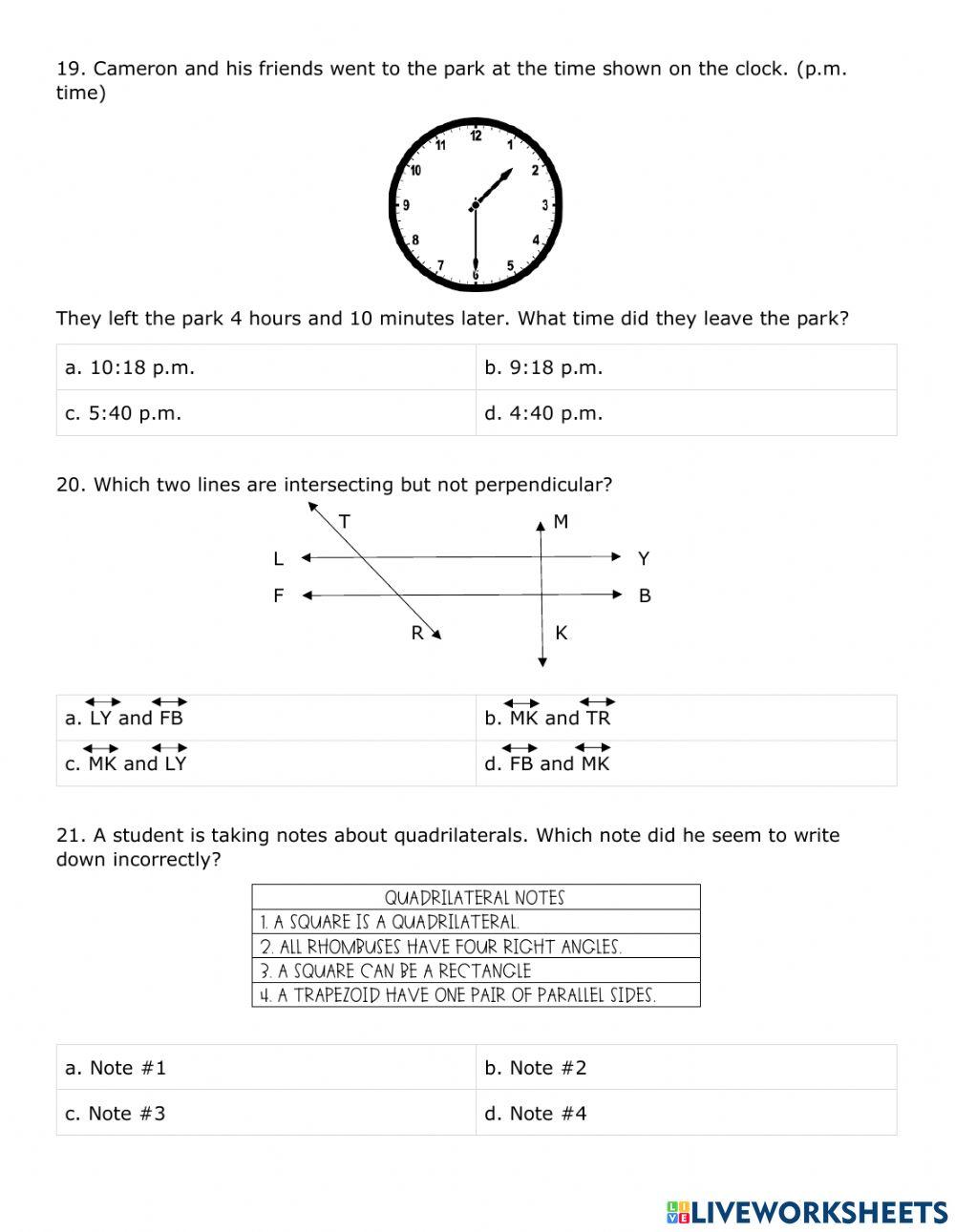 Non-Computation Assessment