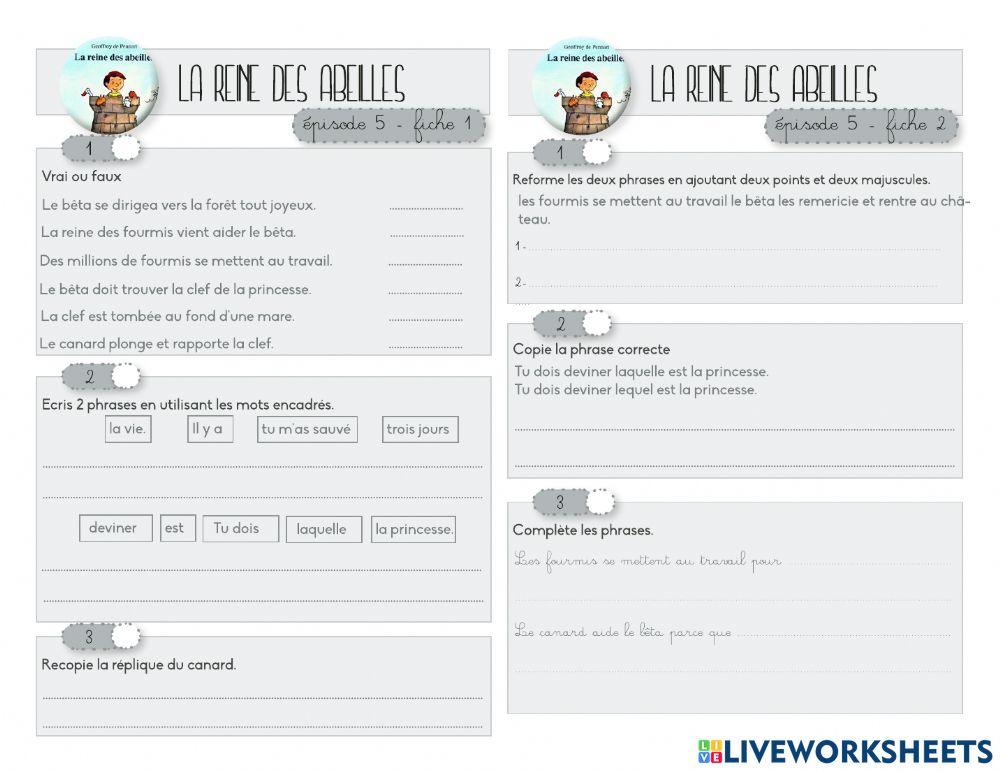 La reine des abeilles - épisodes 5