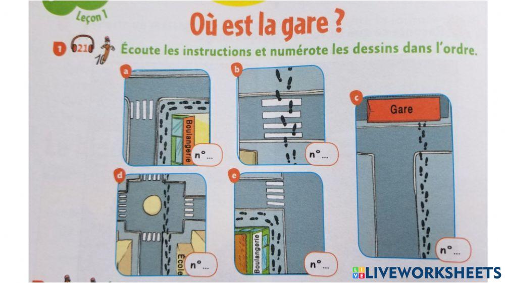 Où est la gare?