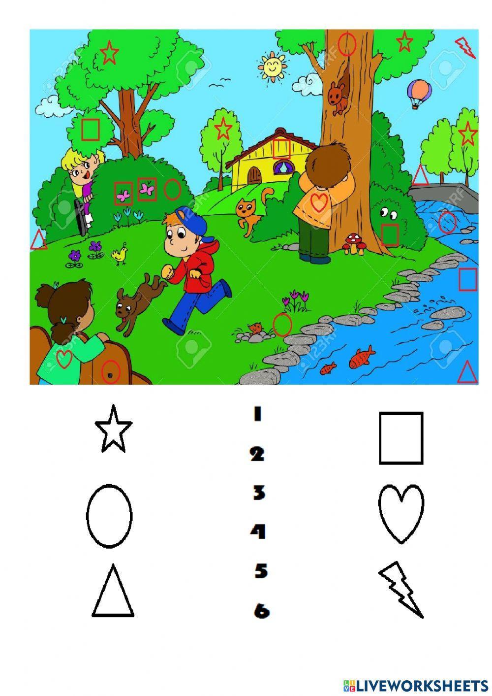 Encuentra y cuenta las figuras escondidas