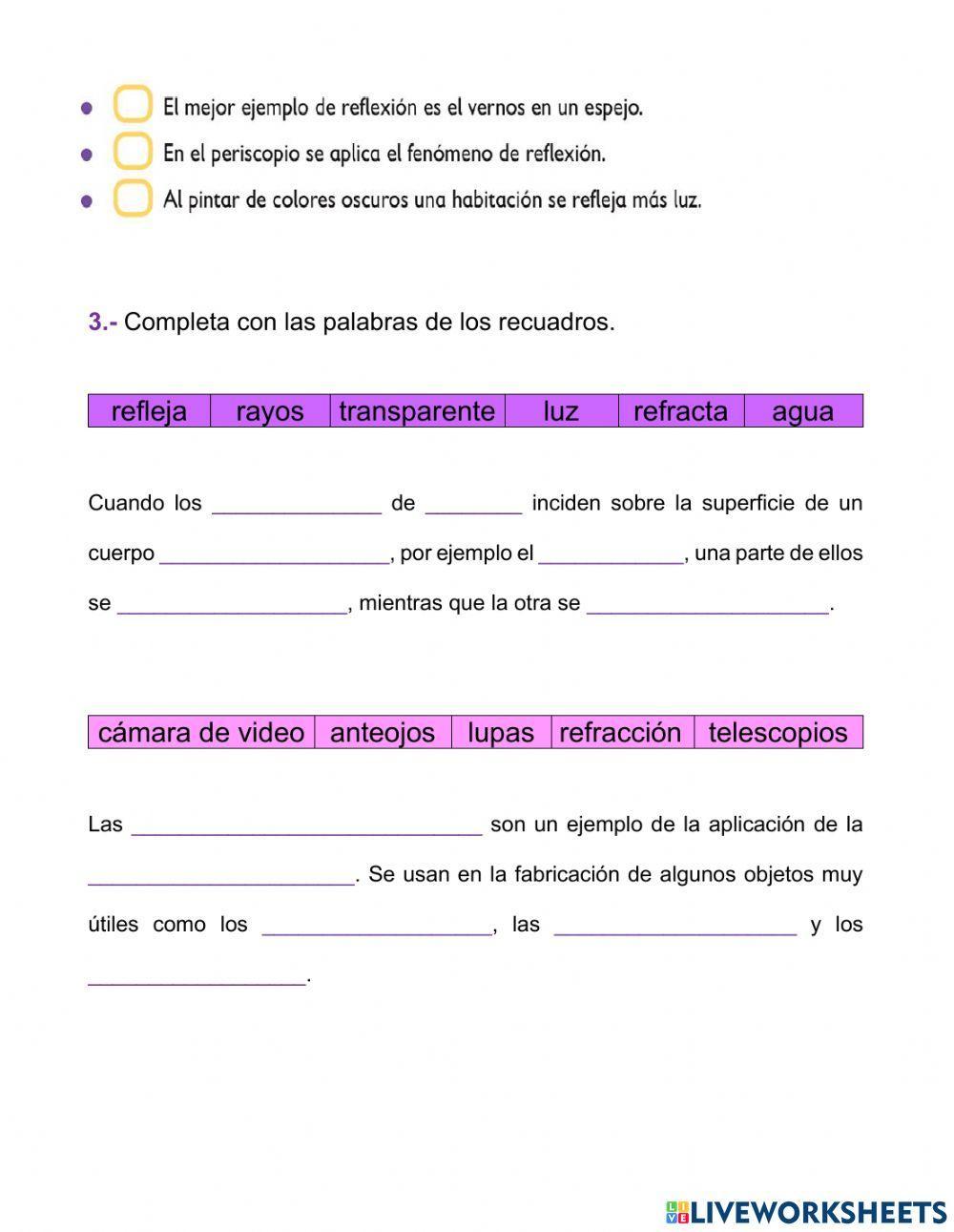¿Cuáles son las características de la luz?