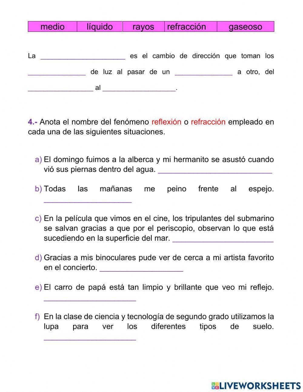¿Cuáles son las características de la luz?
