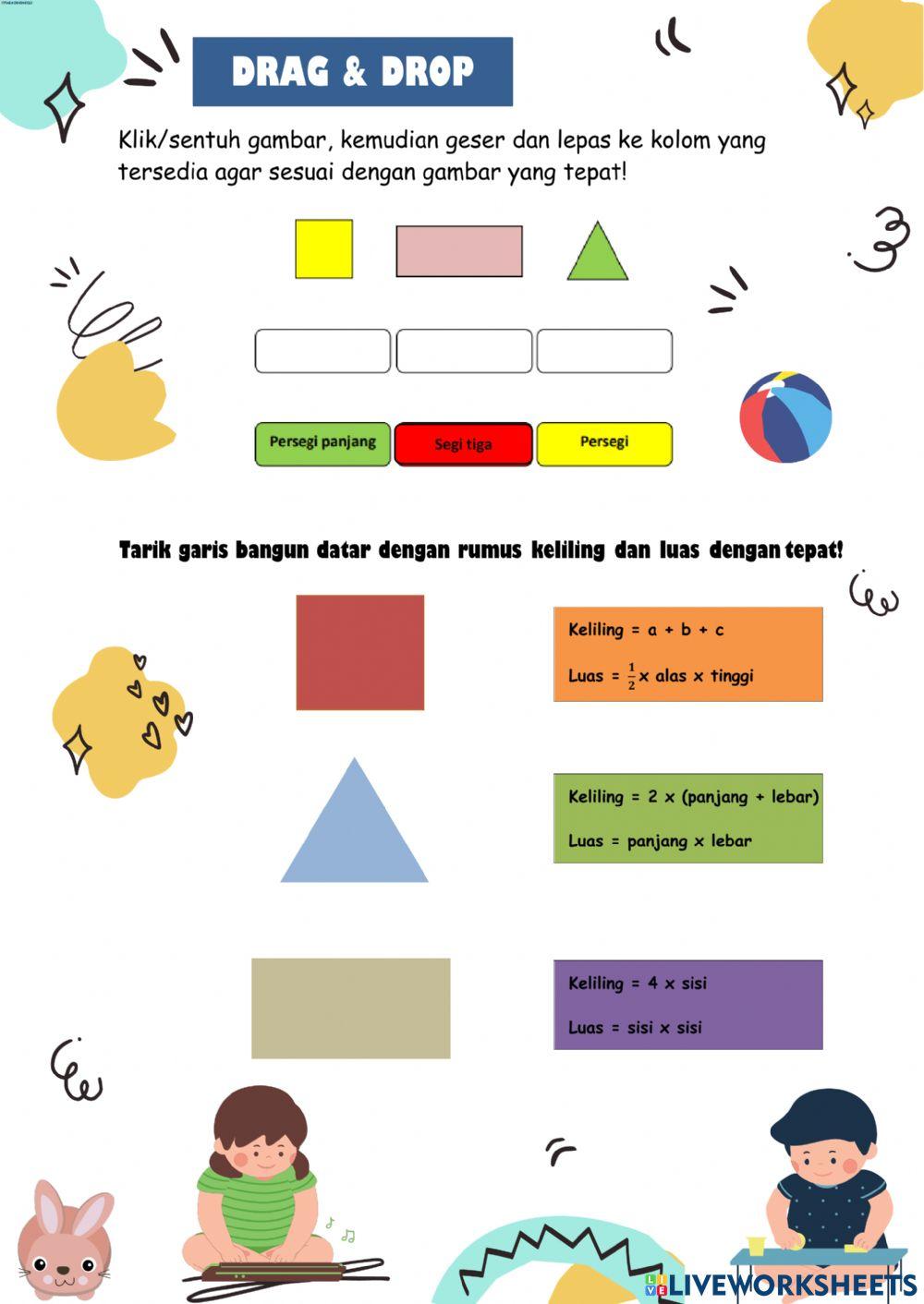 Keliling dan Luas Bangun Datar