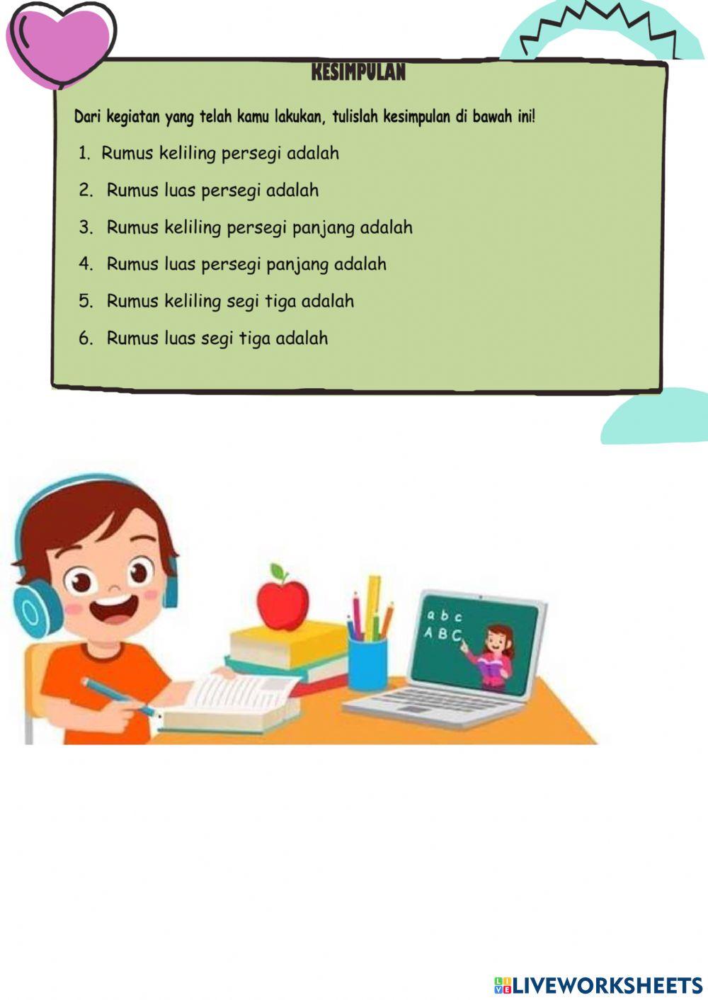 Keliling dan Luas Bangun Datar