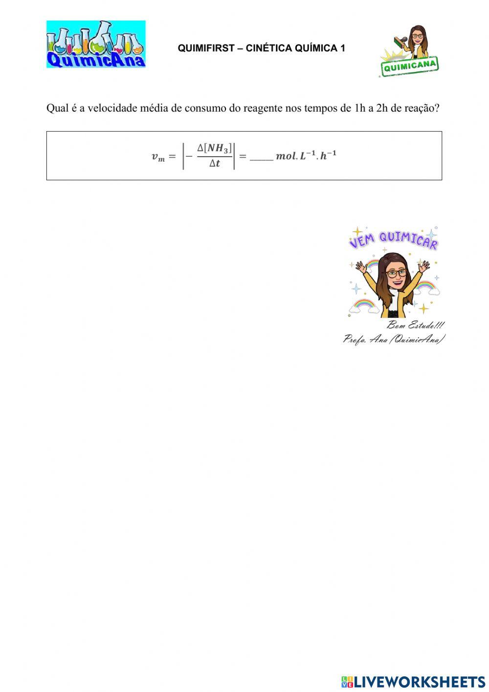 Quimifirst - Cinética Química 1