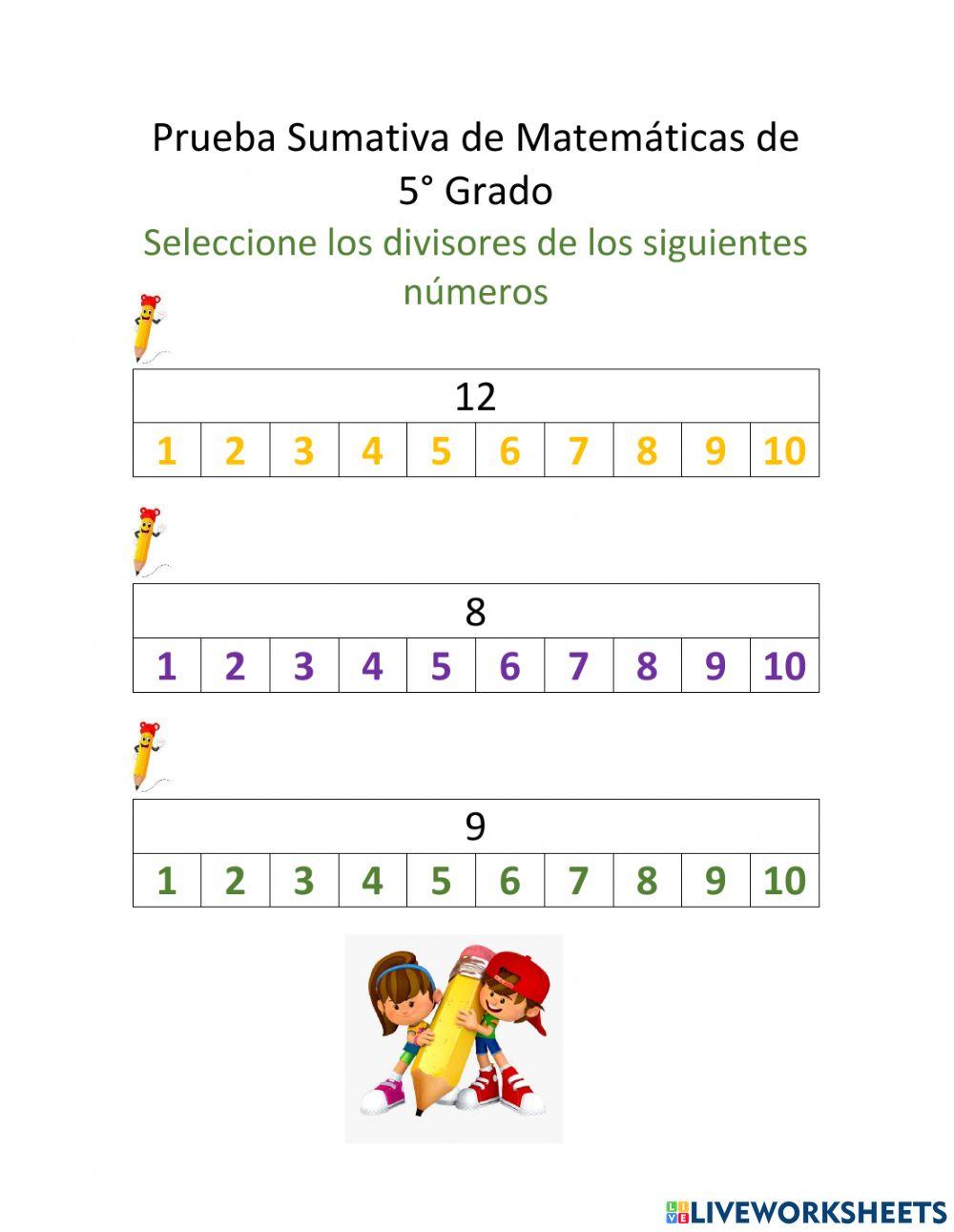 Mínimo común múltiplo y máximo común divisor