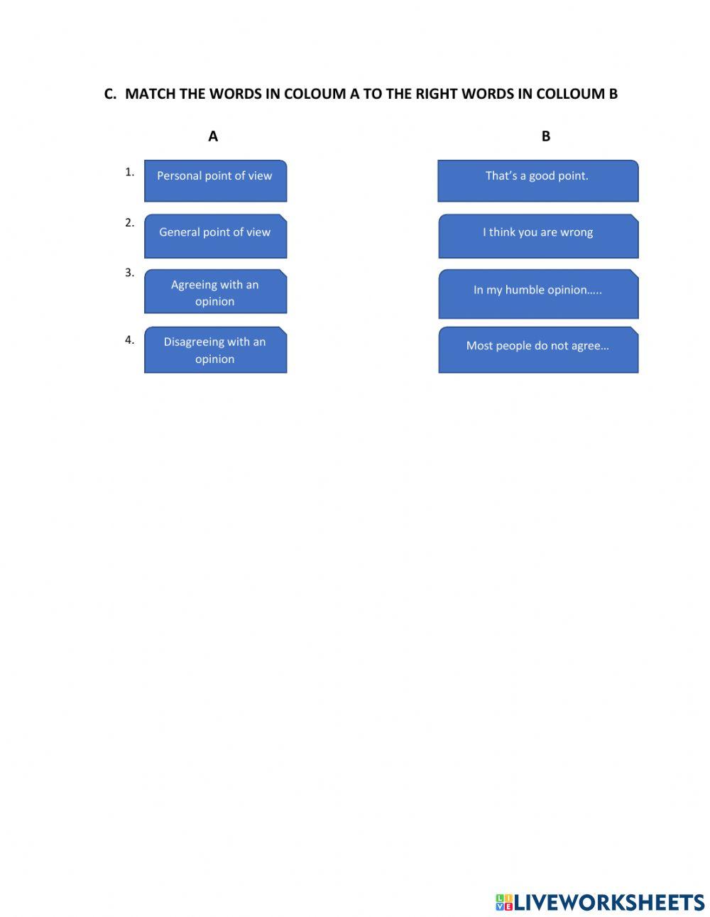 LKPD OPINION - THOUGHTS