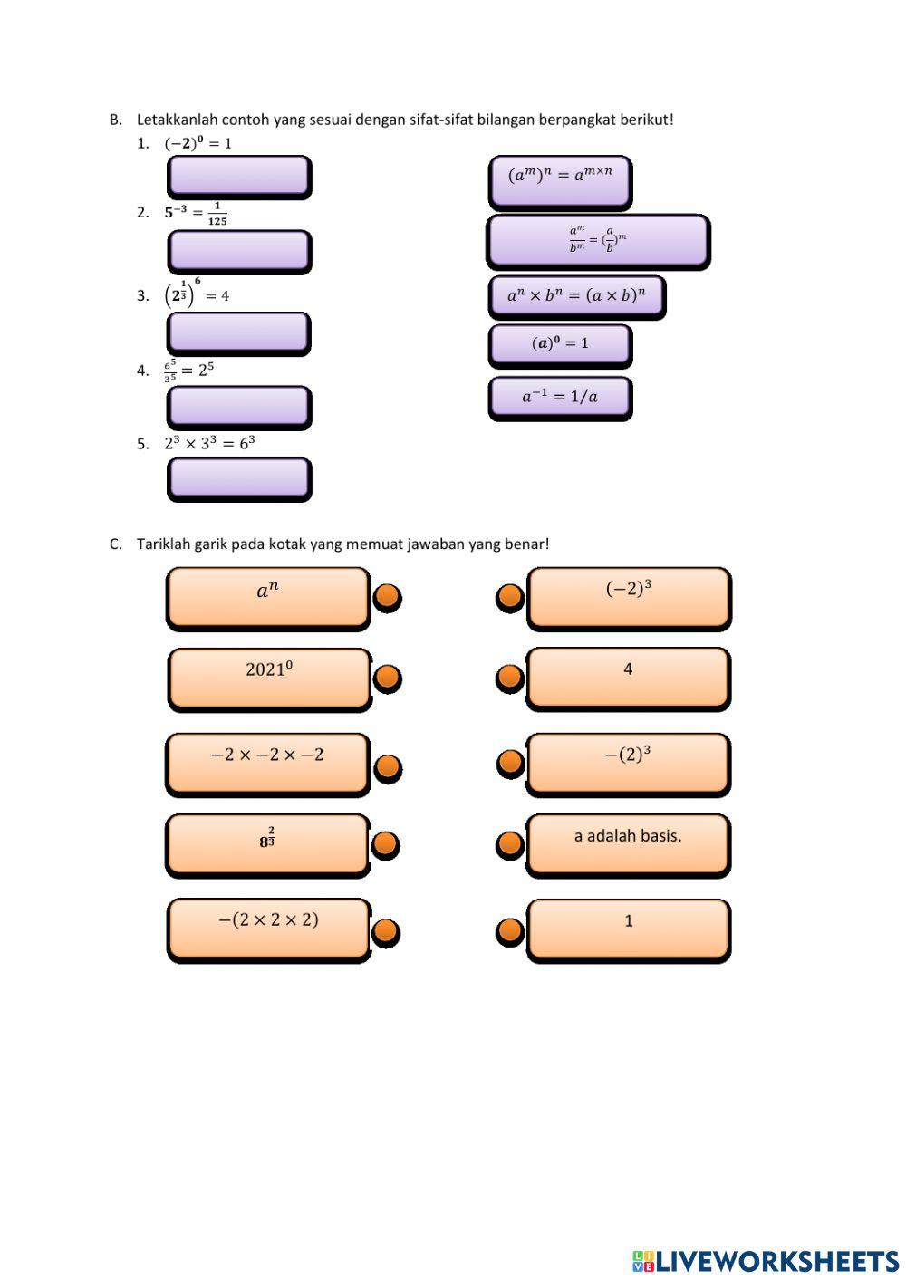 LKPD BILANGAN BERPANGKAT
