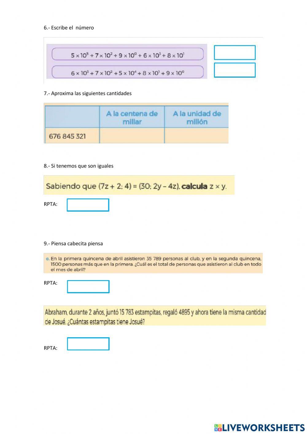 Nsa bimestral matemática