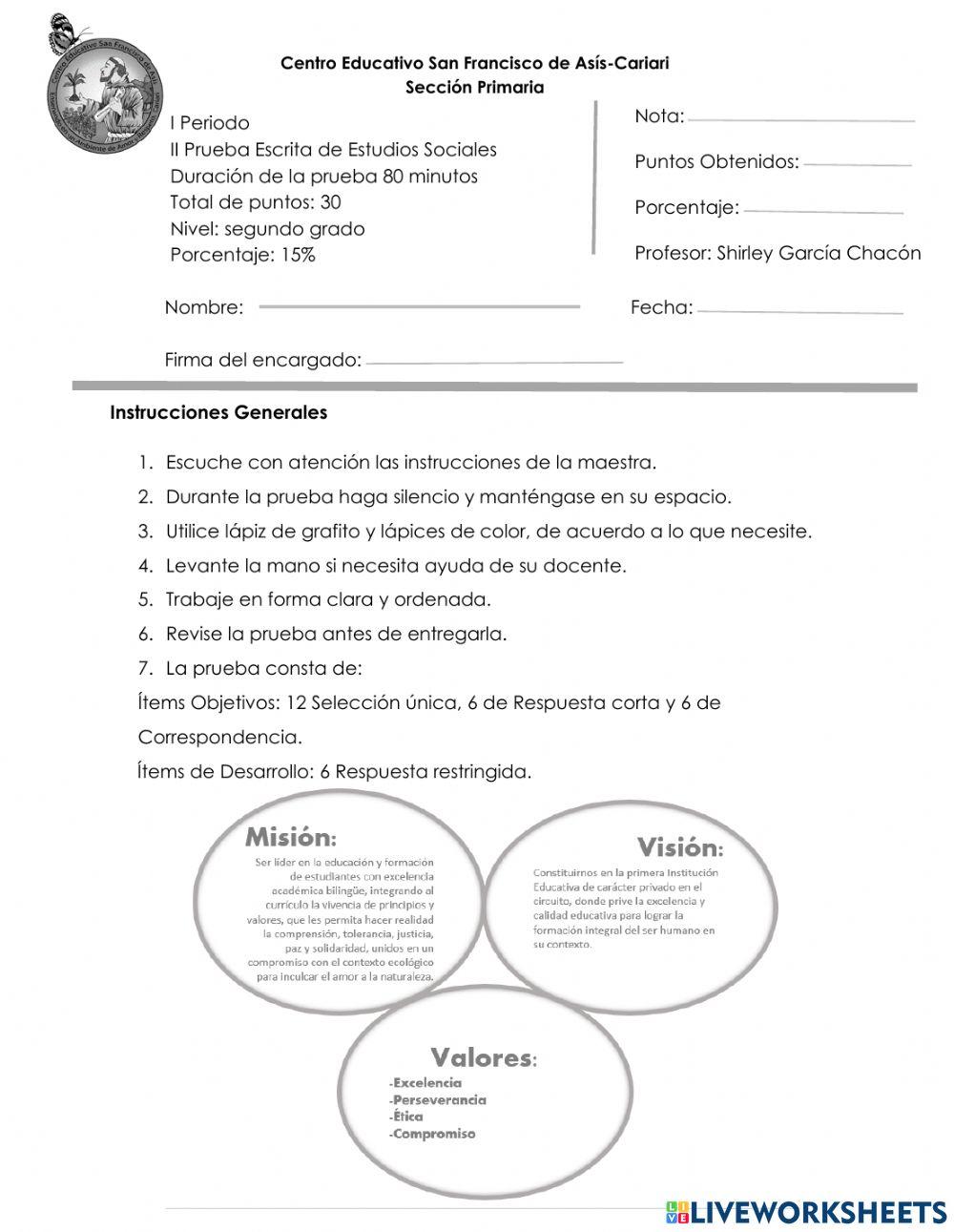 Examen est sociales 2