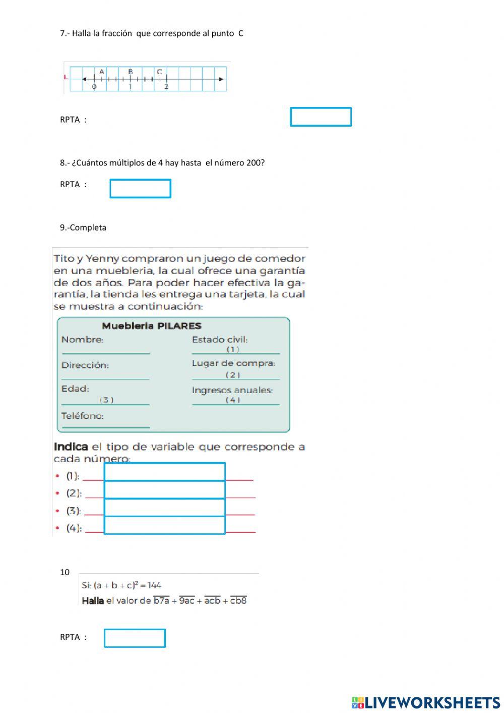Nsa bimestral matemática