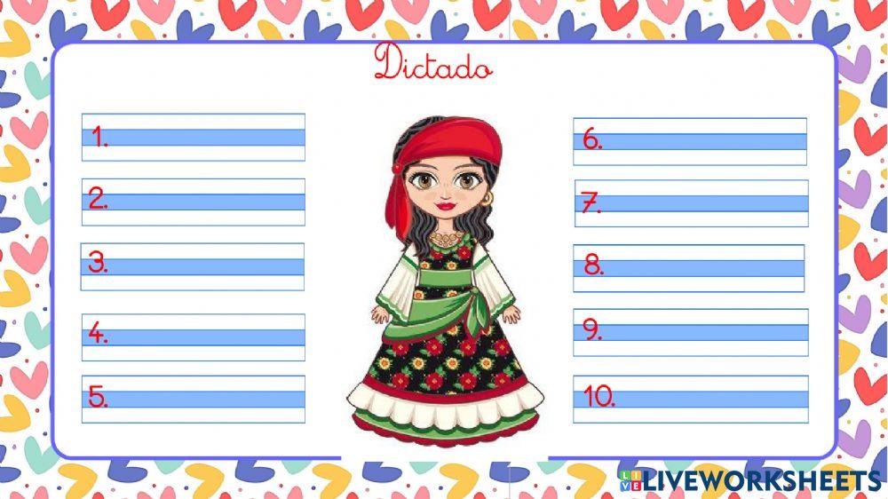 Dictado Z - H - G - J