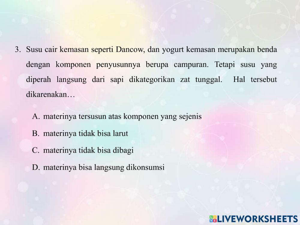 Evaluasi Belajar Tema 9 Subtema 1 Pembelajaran 2