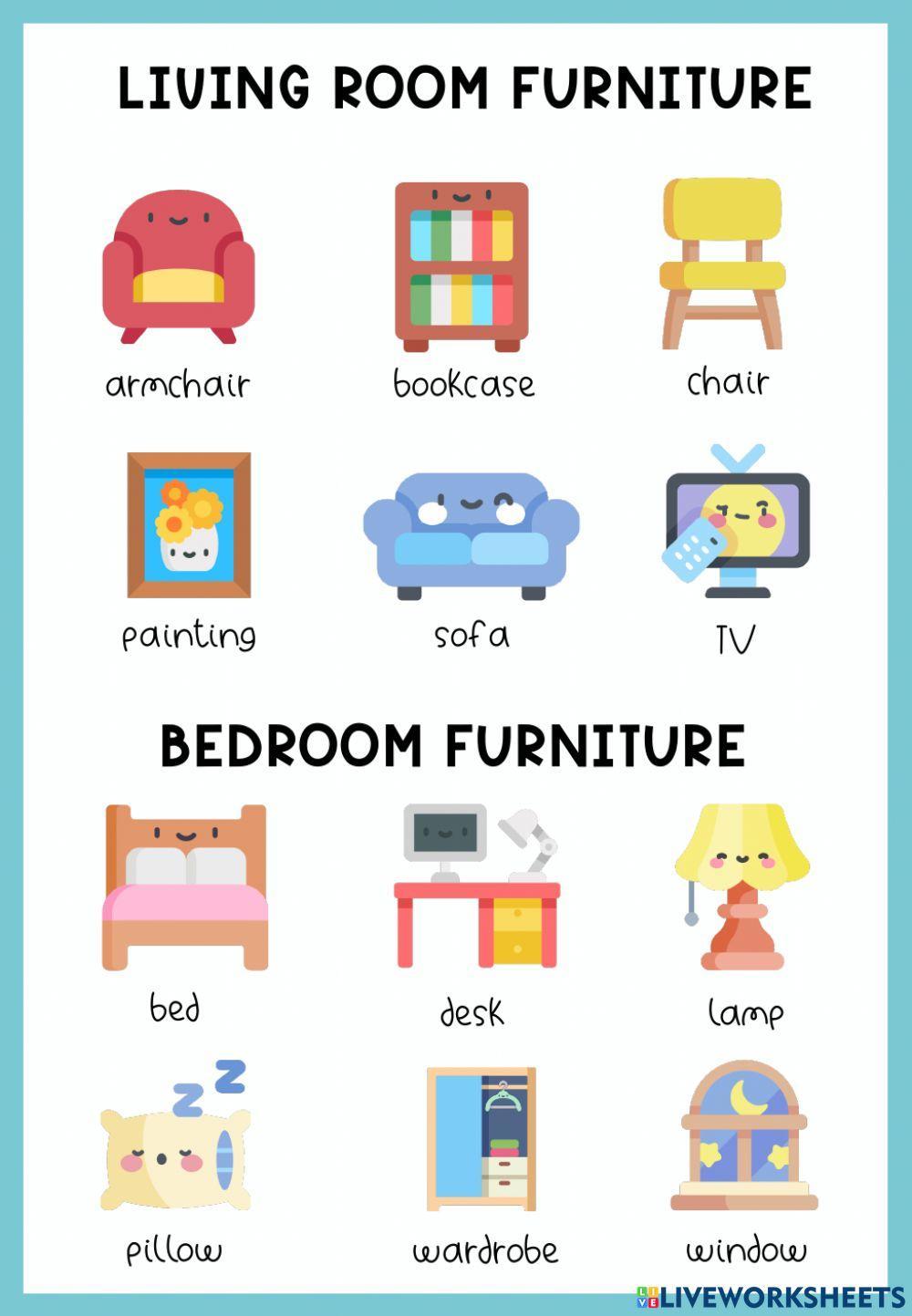 3. Parts of the house and furniture