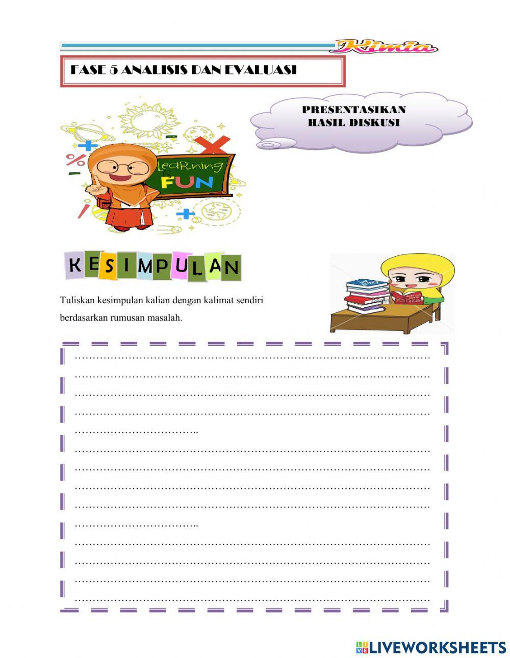 E-LKPD 1 kesetimbangan kimia