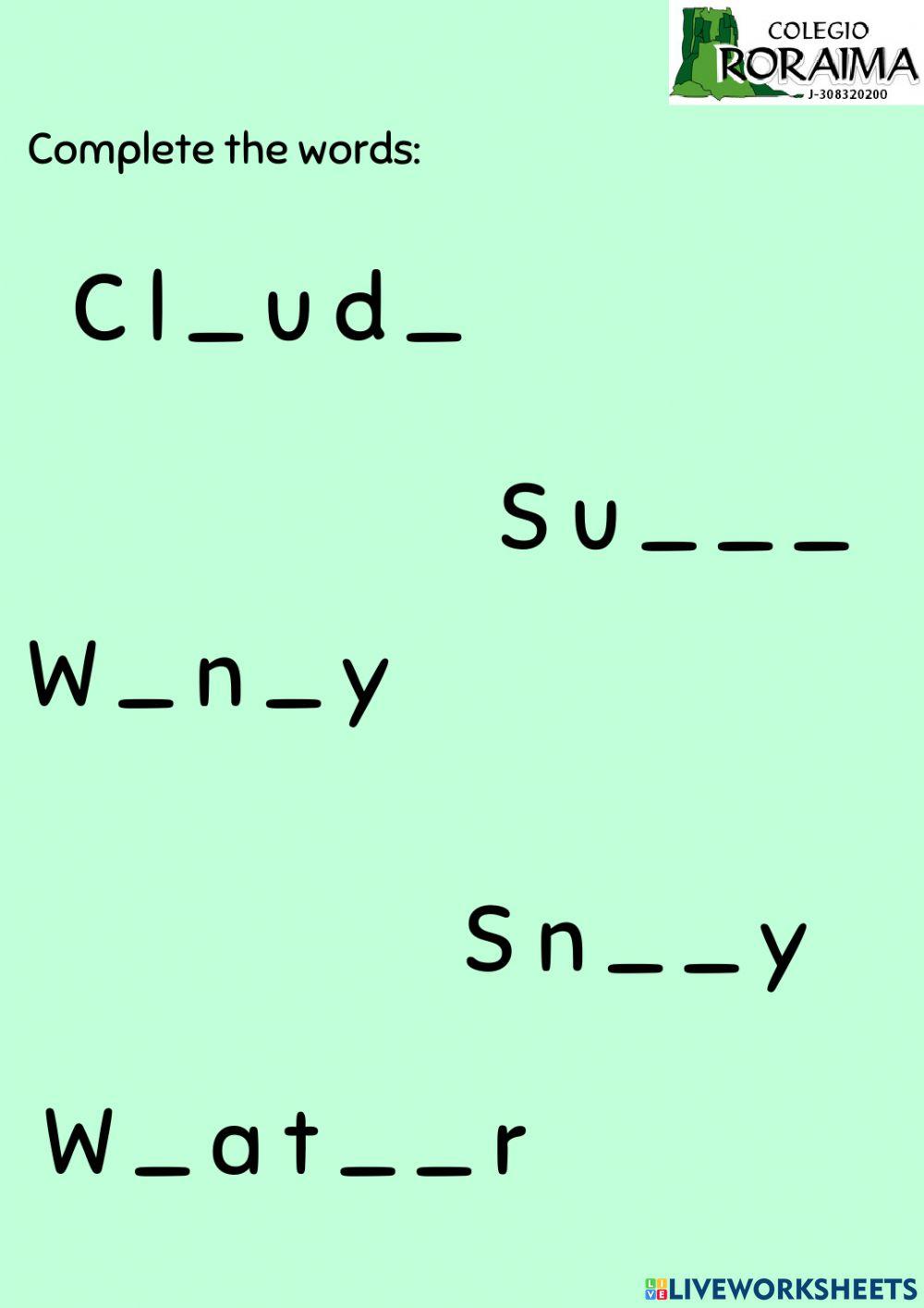 Spelling Test 16 1st
