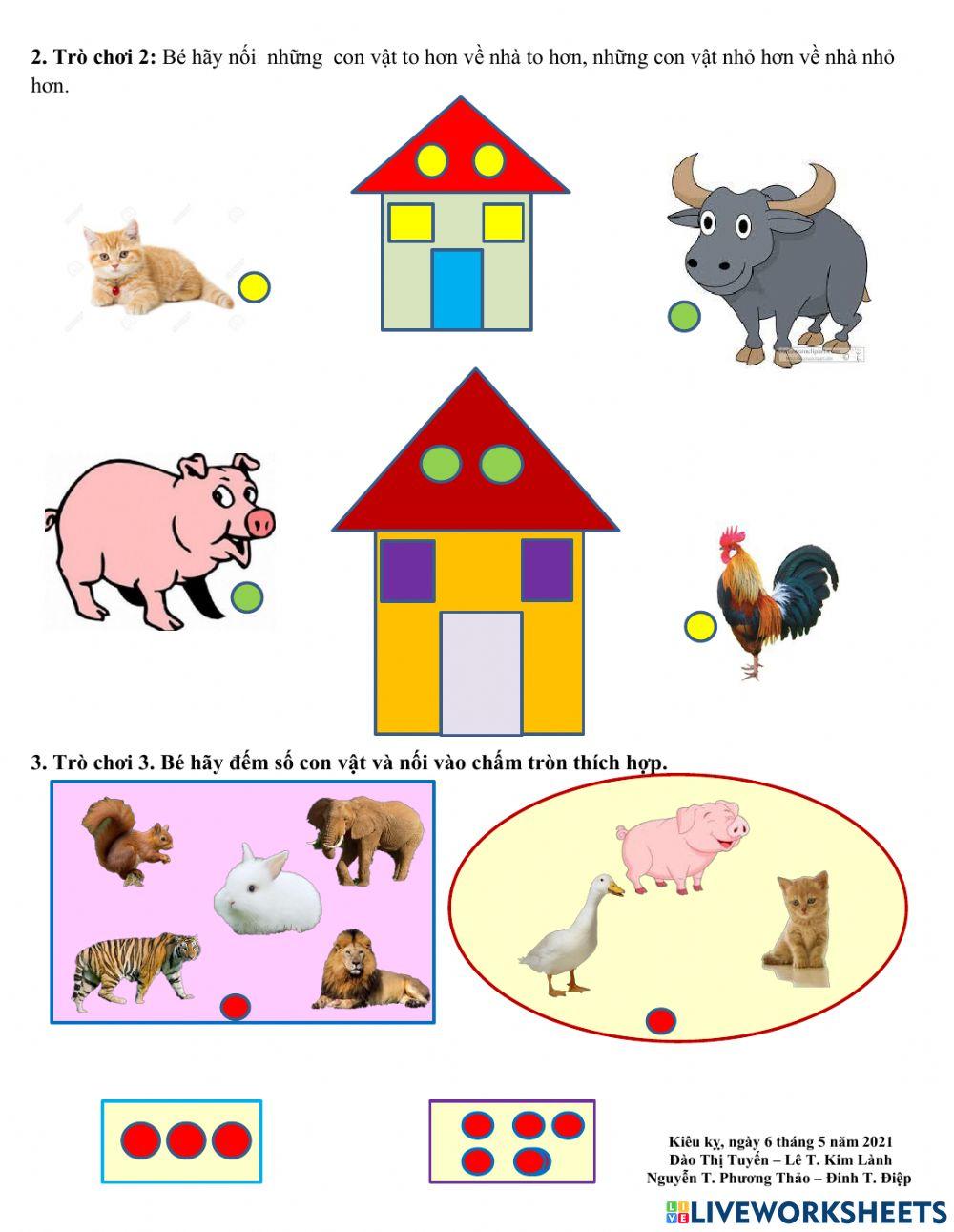 Bài ôn to hơn -nhỏ hơn C1