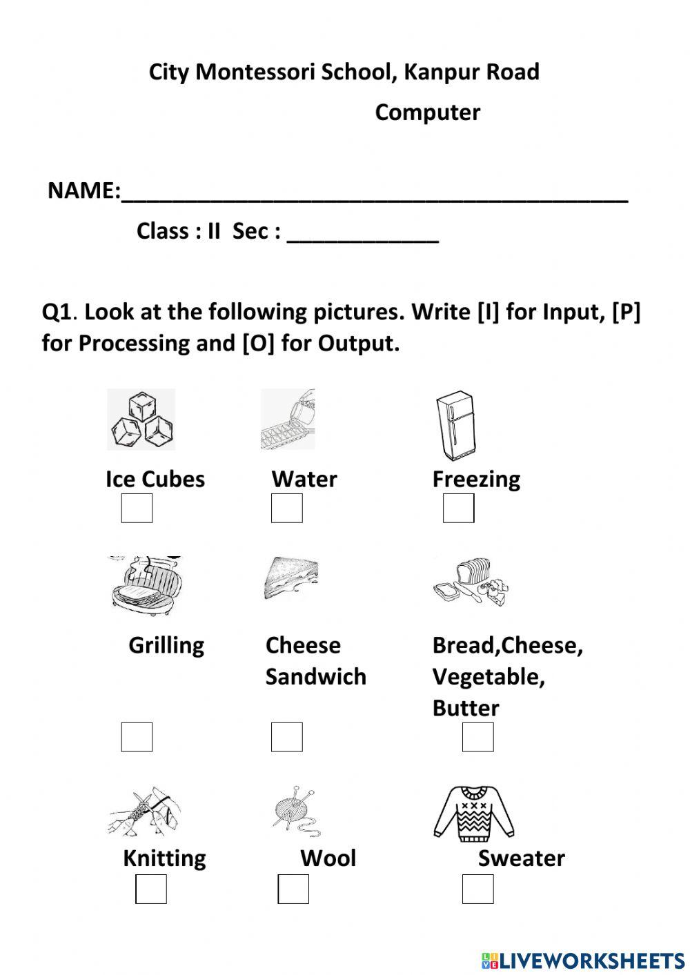 IPO CYCLE Online Exercise For Live Worksheets IPO CYCLE Online Exercise For Live Worksheets
