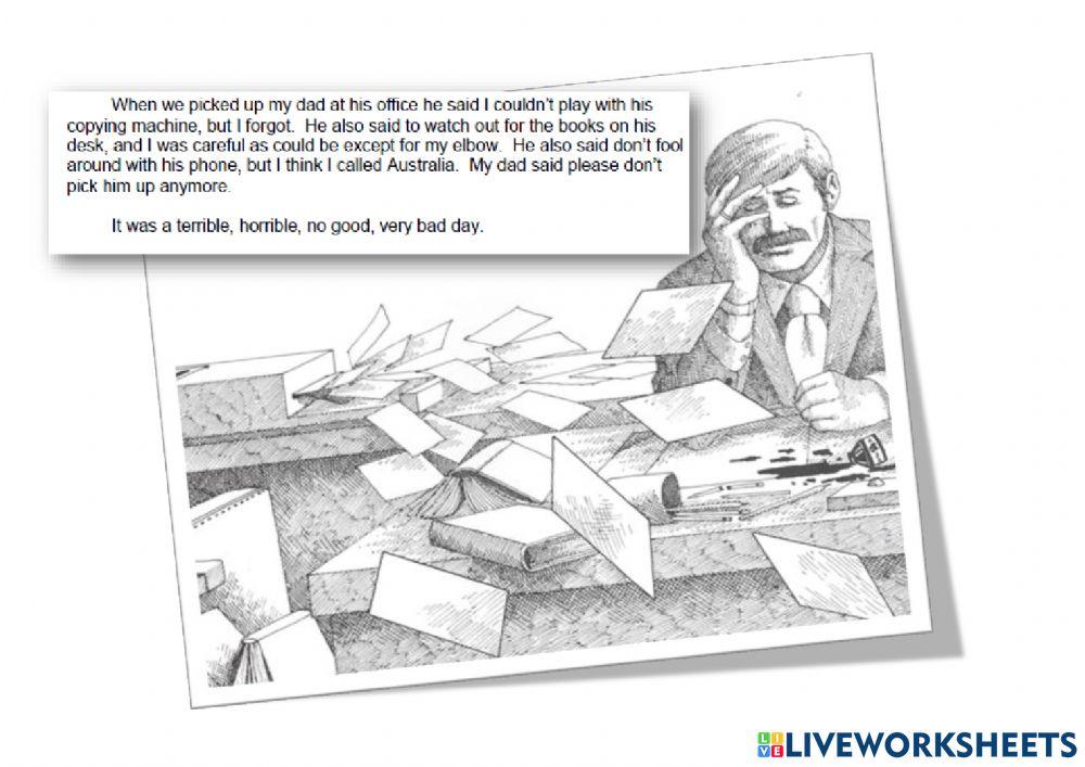 Alexander and the terrible horrible no good very bad day part 2