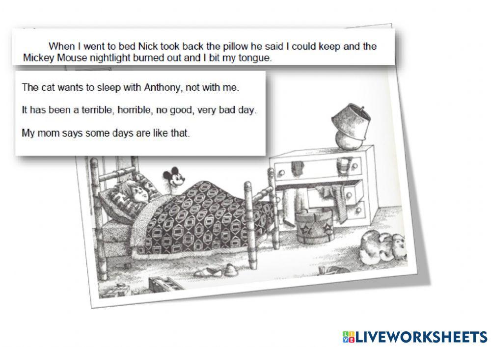 Alexander and the terrible horrible no good very bad day part 3