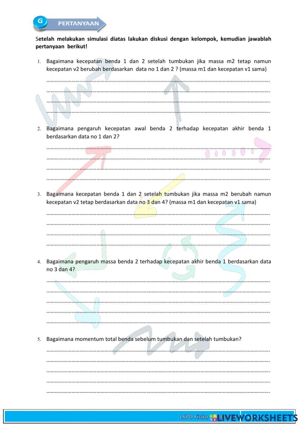 LKPD Hk. Kekekalan Momentum