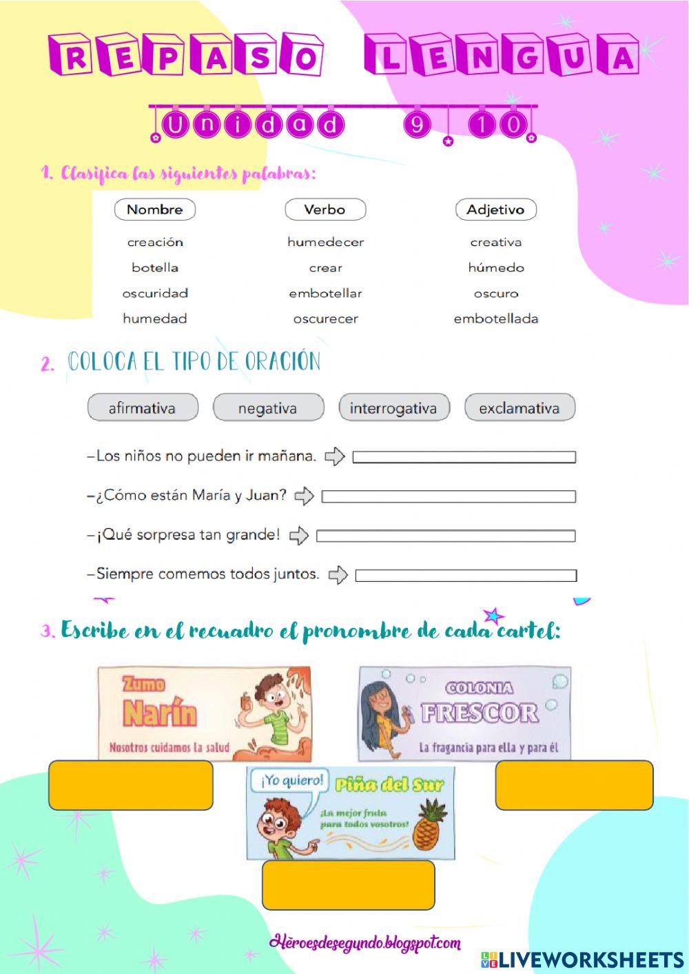 repaso-unidad-9-y-10-1-online-exercise-for-live-worksheets