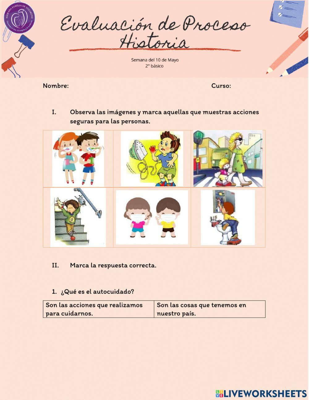 Evaluación Historia