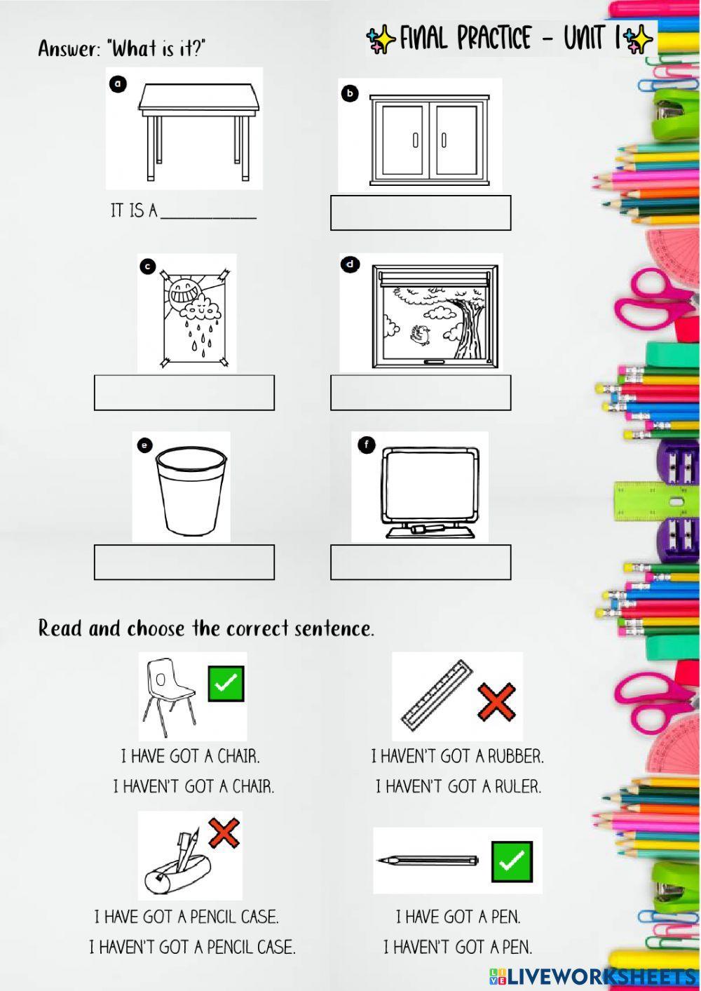 Final Practice - Unit 1