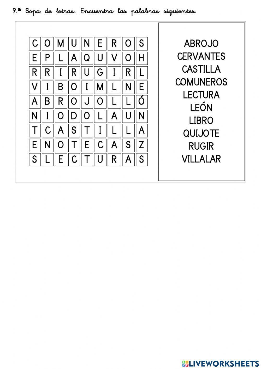 Comprensión Lectora 3º EP 16.- 23 de ABRIL