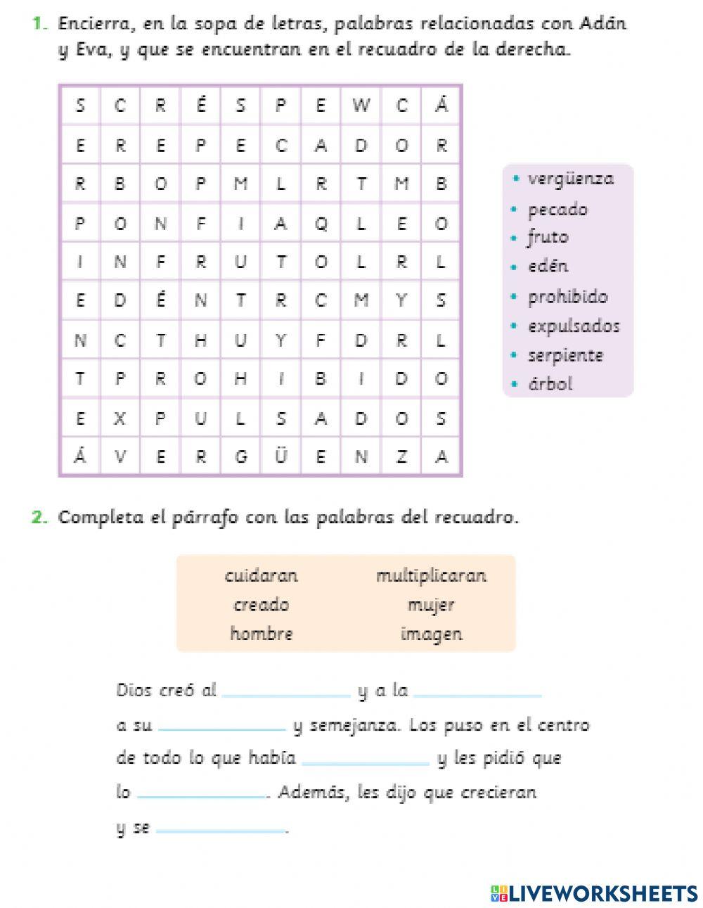 La creacion de dios.