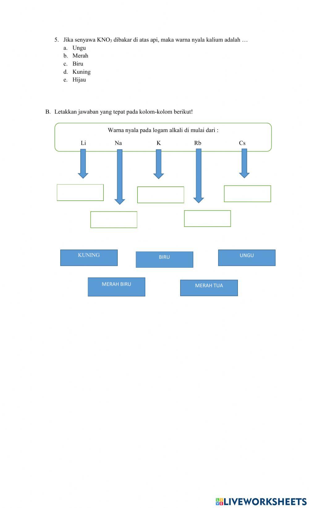 LKPD KIMIA UNSUR KELAS XII
