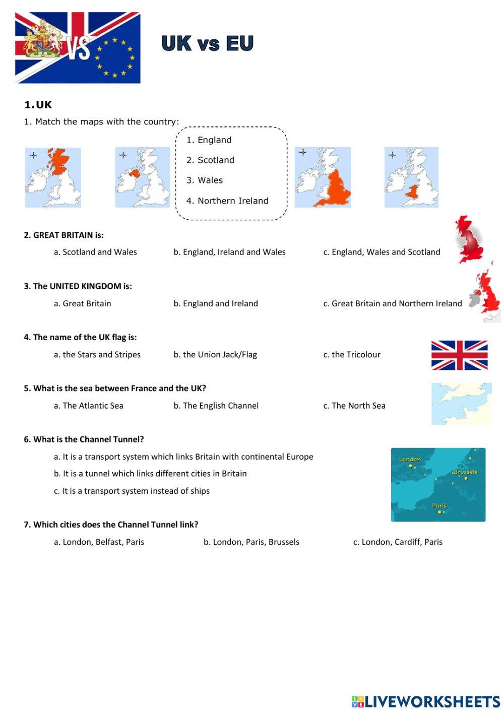 UK vs EUROPEAN UNION TEST